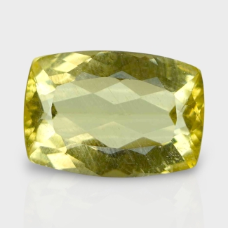 Yellow Beryl 14x10mm Faceted Cushion AA+ Loose Gemstone - 158249