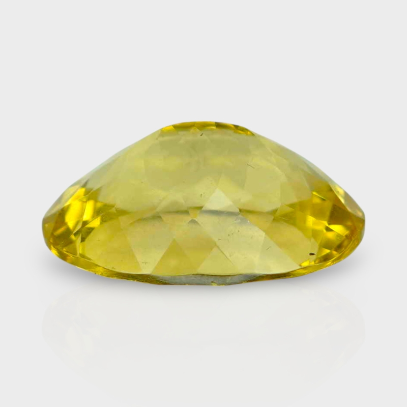 Yellow Beryl 14x11mm Faceted Oval AAA Grade Loose Gemstone - 158251
