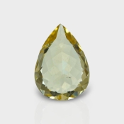 Yellow Beryl 16x11.5mm Faceted Pear AA+ Grade Loose Gemstone - 158253