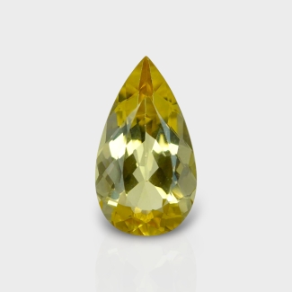 Yellow Beryl 19x10.5mm Faceted Pear AAA Grade Loose Gemstone - 158257