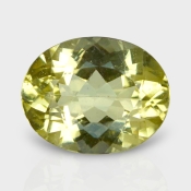 Yellow Beryl 15x12mm Faceted Oval AA+ Grade Loose Gemstone - 158258