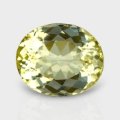 Yellow Beryl 14x11.5mm Faceted Oval AAA Grade Loose Gemstone - 158261