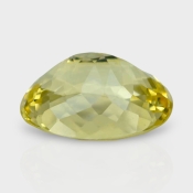 Yellow Beryl 14x11.5mm Faceted Oval AAA Grade Loose Gemstone - 158261