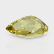 Yellow Beryl 11.5x8mm Checkerboard Pear AAA Grade Loose Gemstone - 160337