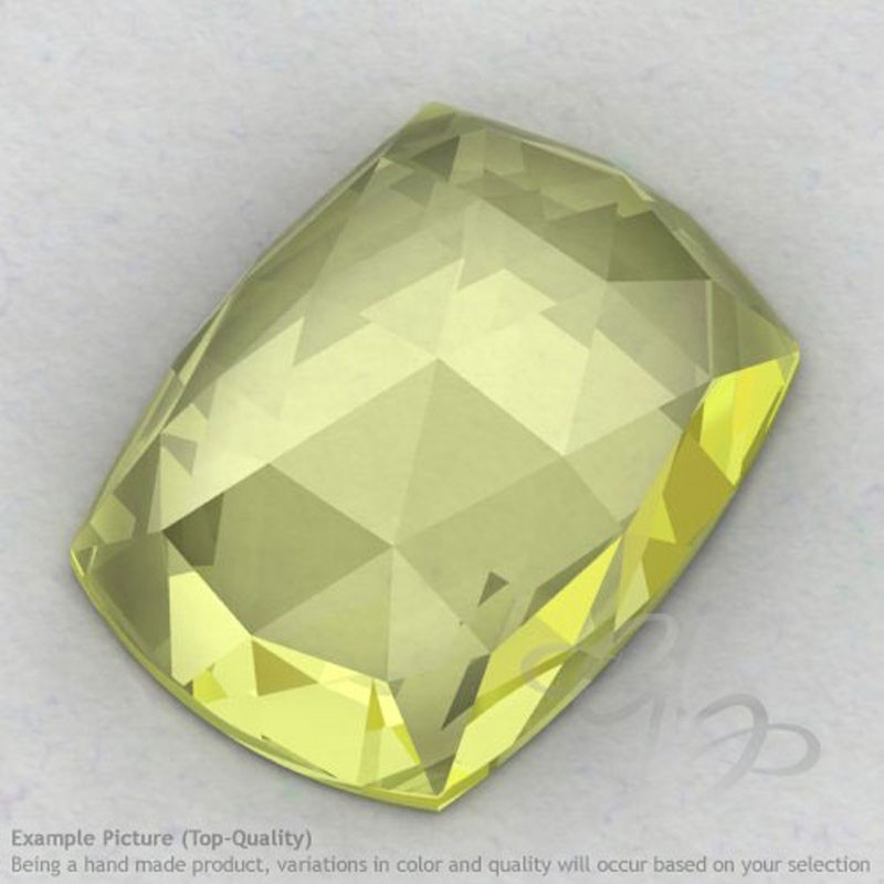 Lemon Quartz Cushion Shape Calibrated Cabochons