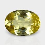 Yellow Beryl 17x12mm Faceted Oval AAA Grade Loose Gemstone - 158239