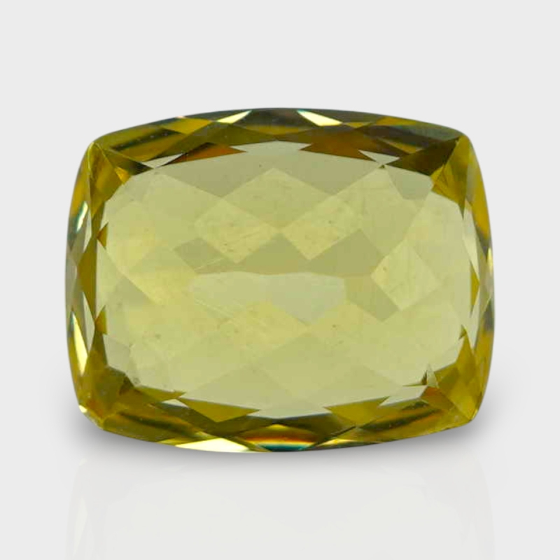 Yellow Beryl 10x8mm Faceted Cushion AAA Grade Loose Gemstone - 142710