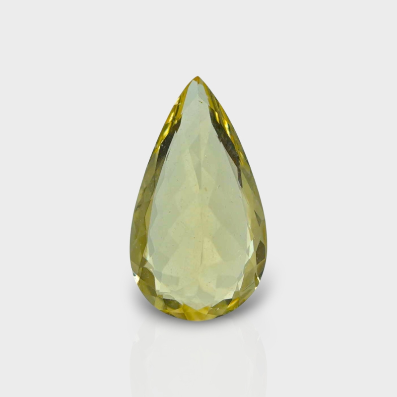 Yellow Beryl 16x9mm Faceted Pear AAA Grade Loose Gemstone - 142730