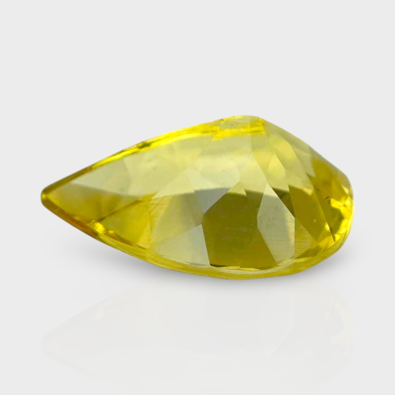 Yellow Beryl 13x9mm Faceted Pear AAA Grade Loose Gemstone - 142741