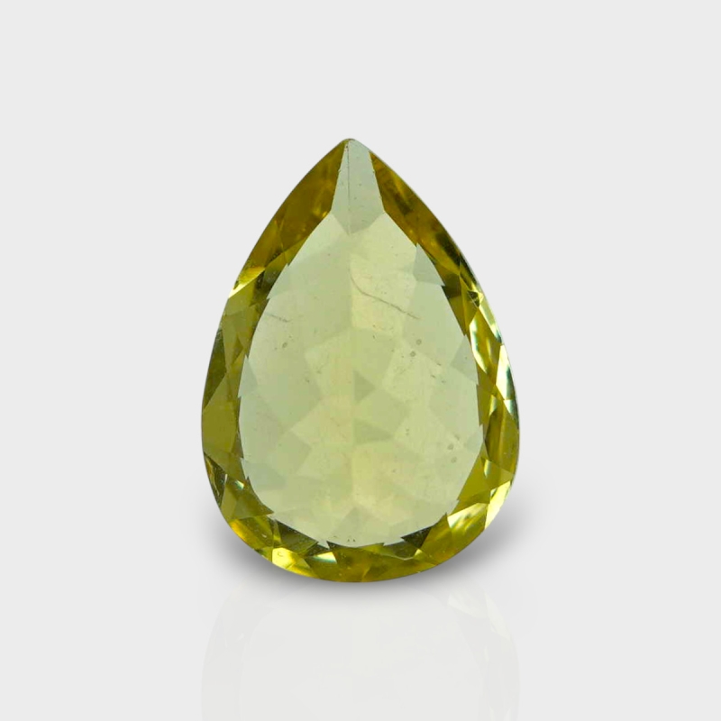 Yellow Beryl 13x9mm Faceted Pear AAA Grade Loose Gemstone - 142742