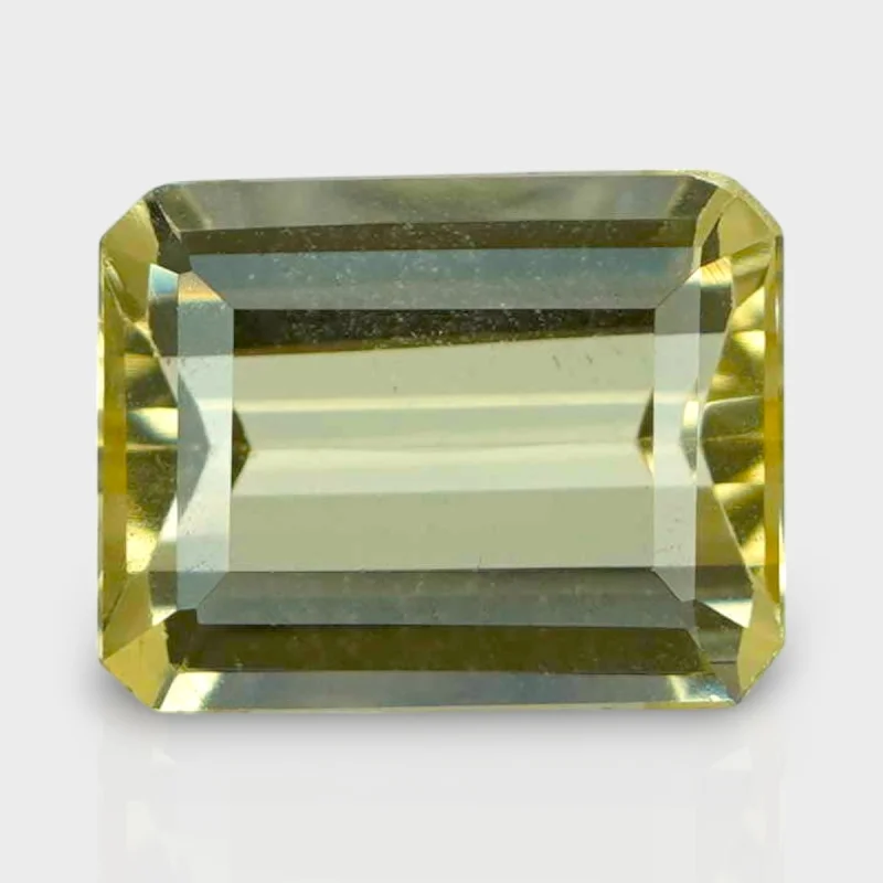 Yellow Beryl 10.5X8.5mm Step Cut Octagon AAA Grade Loose Gemstone - 154048