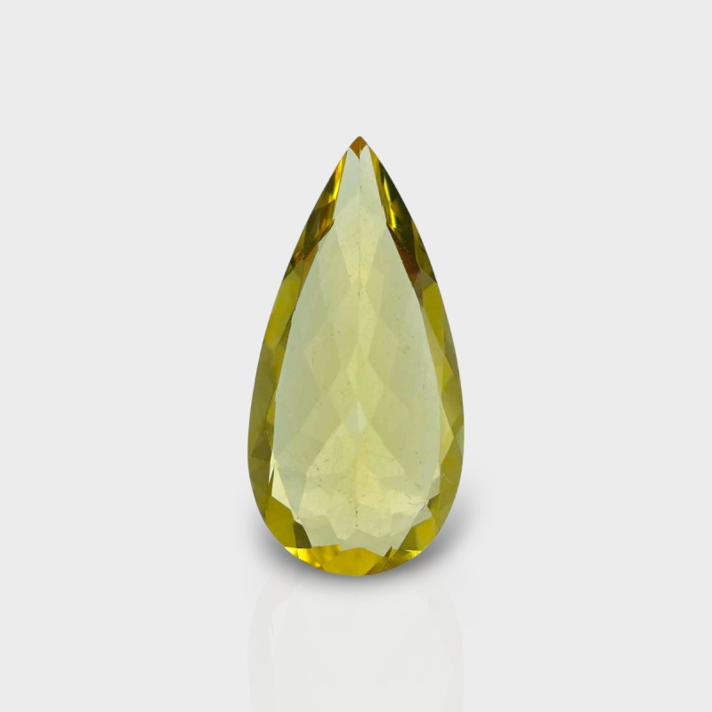 Yellow Beryl 17.5X8.5mm Faceted Pear AAA Grade Loose Gemstone - 154049