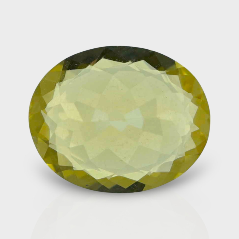 Yellow Beryl 13x11mm Faceted Oval AAA Grade Loose Gemstone - 158256