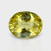 Yellow Beryl 13x11mm Faceted Oval AAA Grade Loose Gemstone - 158256