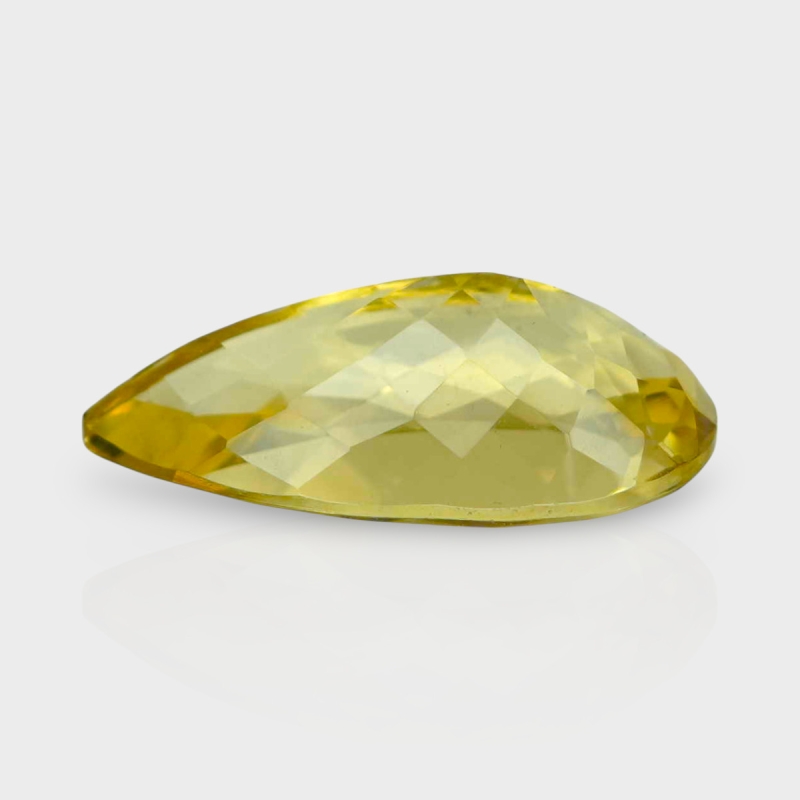 Yellow Beryl 18.5x10mm Faceted Pear AAA Grade Loose Gemstone - 158265