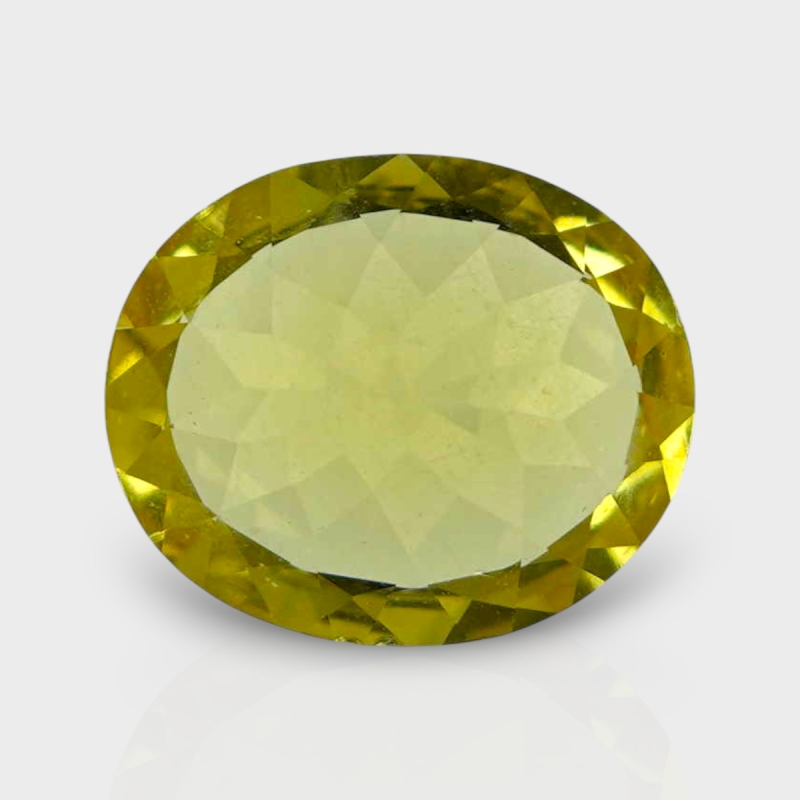 Yellow Beryl 12x10mm Faceted Oval AAA Grade Loose Gemstone - 158307