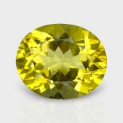 Yellow Beryl 12x10mm Faceted Oval AAA Grade Loose Gemstone - 158307