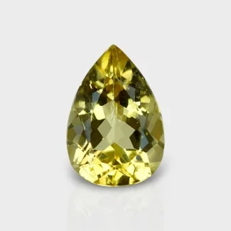Yellow Beryl 14x10mm Faceted Pear AA+ Grade Loose Gemstone - 142764