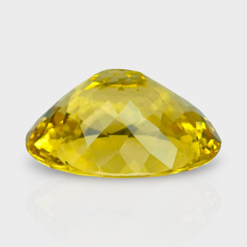 Yellow Beryl 19x16mm Faceted Oval AAA Grade Loose Gemstone - 158228