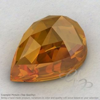 Citrine Pear Shape Calibrated Cabochons