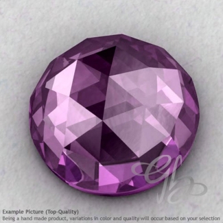 Brazilian Amethyst Round Shape Calibrated Cabochons