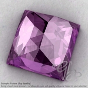 Brazilian Amethyst Square Shape Calibrated Cabochons