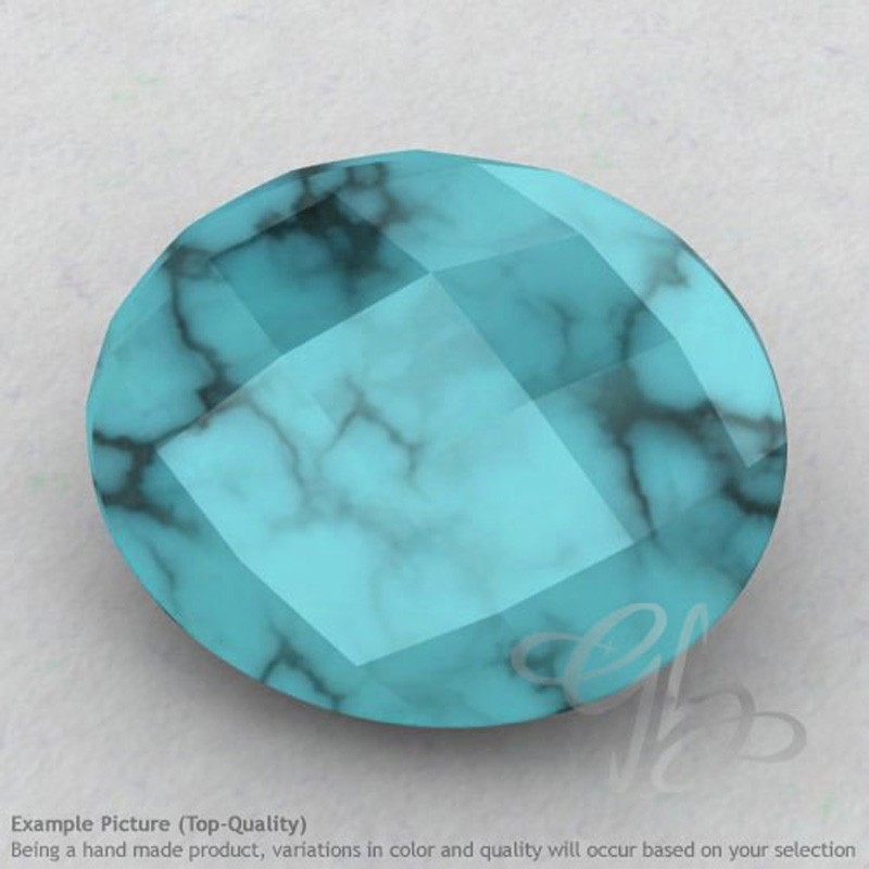 Turquoise Oval Shape Calibrated Briolettes