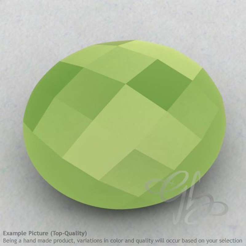 Lime Chalcedony Oval Shape Calibrated Briolettes