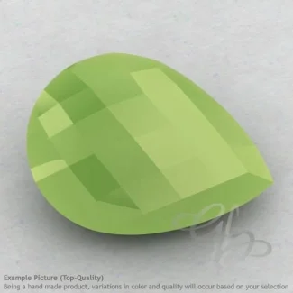 Lime Chalcedony Pear Shape Calibrated Briolettes