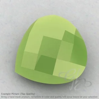 Lime Chalcedony Heart Shape Calibrated Briolettes