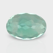 Green Kunzite 11.12x7.38mm Faceted Oval AA+ Loose Gemstone - 182009