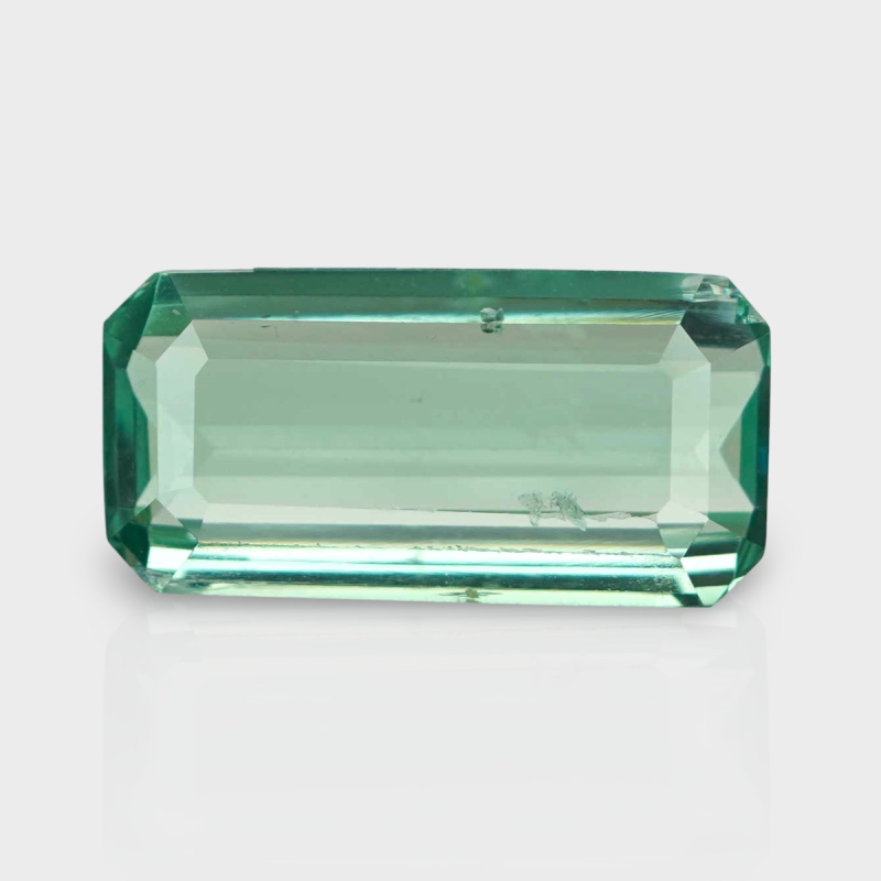 Green Kunzite 19.19x9.62mm Step Cut Octagon AA+ Loose Gemstone - 182004