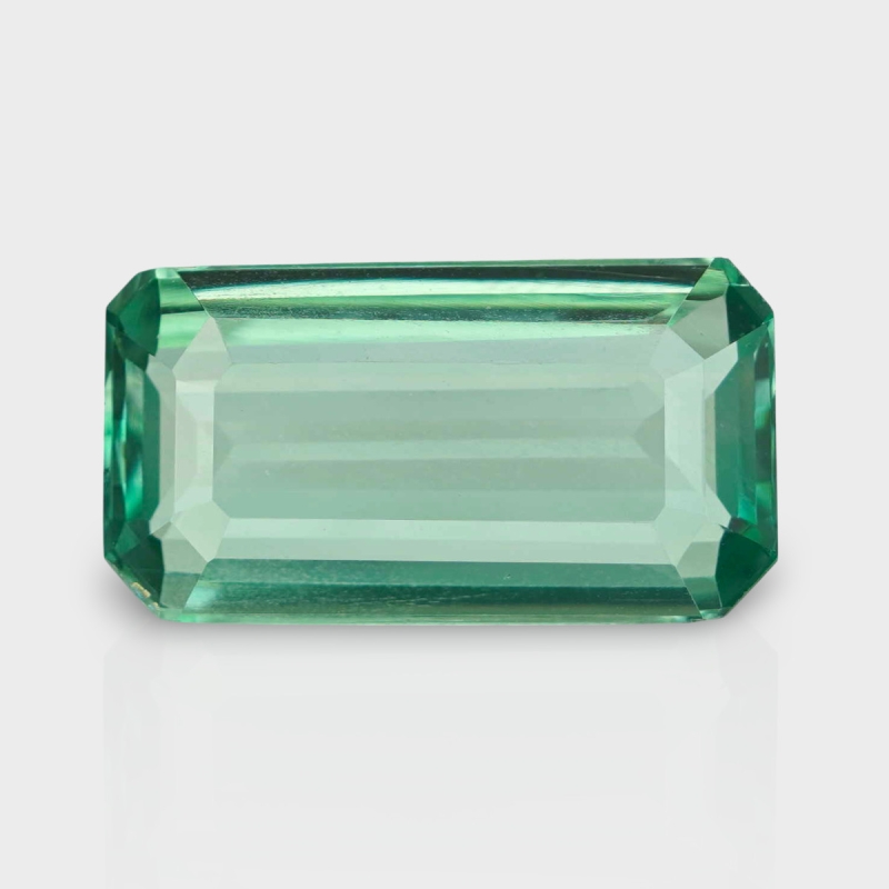 Green Kunzite 21.33x11.51mm Step Cut Octagon AAA Loose Gemstone - 182005