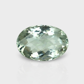 Green Amethyst 17.35x11.95mm Checkerboard Oval AAA Loose Gemstone - 181602