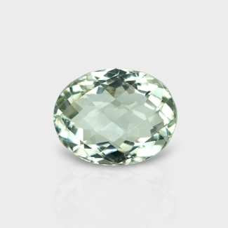 Green Amethyst 15.65x12.30mm Checkerboard Oval AAA Loose Gemstone - 181614