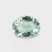 Green Amethyst 15.85x12.20mm Checkerboard Oval AAA Loose Gemstone - 181616