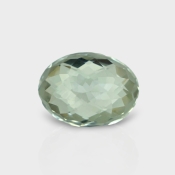 Green Amethyst 17.25x12.95mm Checkerboard Oval AAA Loose Gemstone - 181617
