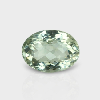 Green Amethyst 17.25x12.95mm Checkerboard Oval AAA Loose Gemstone - 181617