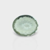 Green Amethyst 18.55x15.30mm Faceted Oval AAA Loose Gemstone - 181618