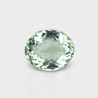 Green Amethyst 18.55x15.30mm Faceted Oval AAA Loose Gemstone - 181618