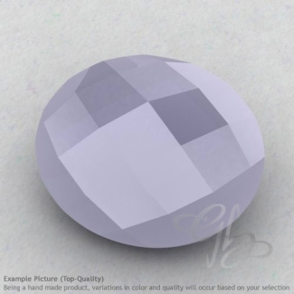 Blue Chalcedony   Oval Shape  Grade Calibrated Briolette - Total   of 