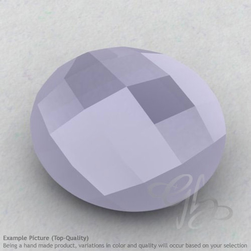 Blue Chalcedony   Oval Shape  Grade Calibrated Briolette - Total   of 