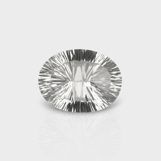 Crystal Quartz 20x15mm Concave Cut Oval AAA Loose Gemstone - 181925