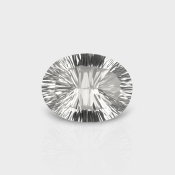 Crystal Quartz 20x15mm Concave Cut Oval AAA Loose Gemstone - 181925