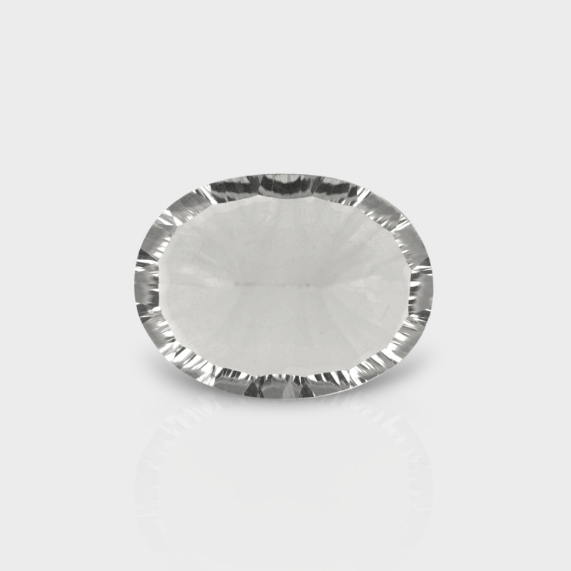 Crystal Quartz 20x15mm Concave Cut Oval AAA Loose Gemstone - 181925