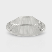 Crystal Quartz 20x15mm Concave Cut Oval AAA Loose Gemstone - 181925