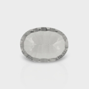 Crystal Quartz 17.5x13mm Concave Cut Oval AAA Loose Gemstone - 181932