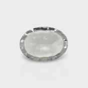 Crystal Quartz 18x13mm Concave Cut Oval AAA Loose Gemstone - 181944