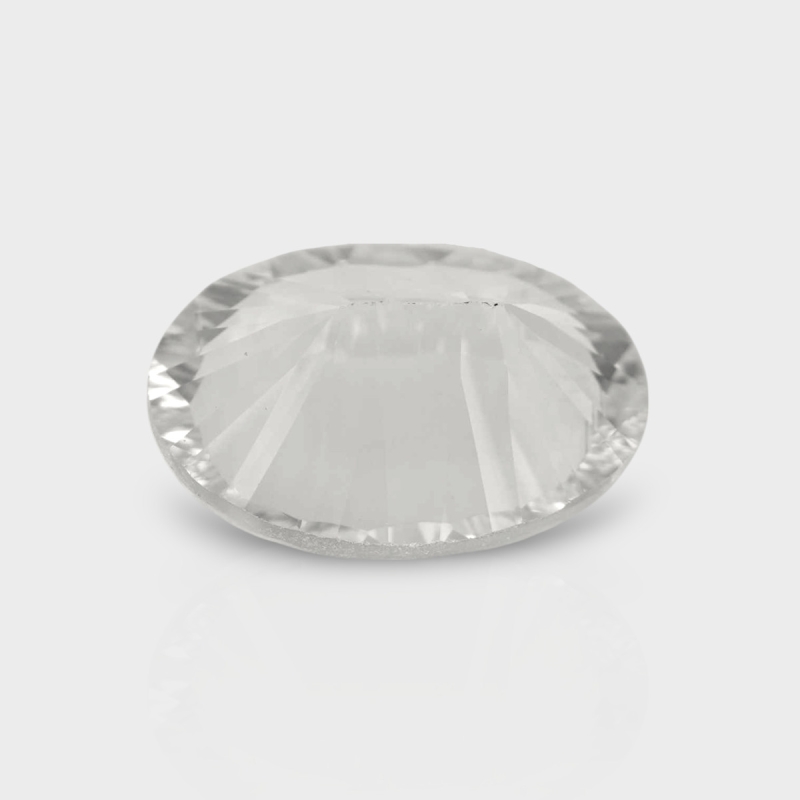 Crystal Quartz 18x13mm Concave Cut Oval AAA Loose Gemstone - 181944