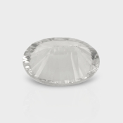 Crystal Quartz 18x13mm Concave Cut Oval AAA Loose Gemstone - 181944